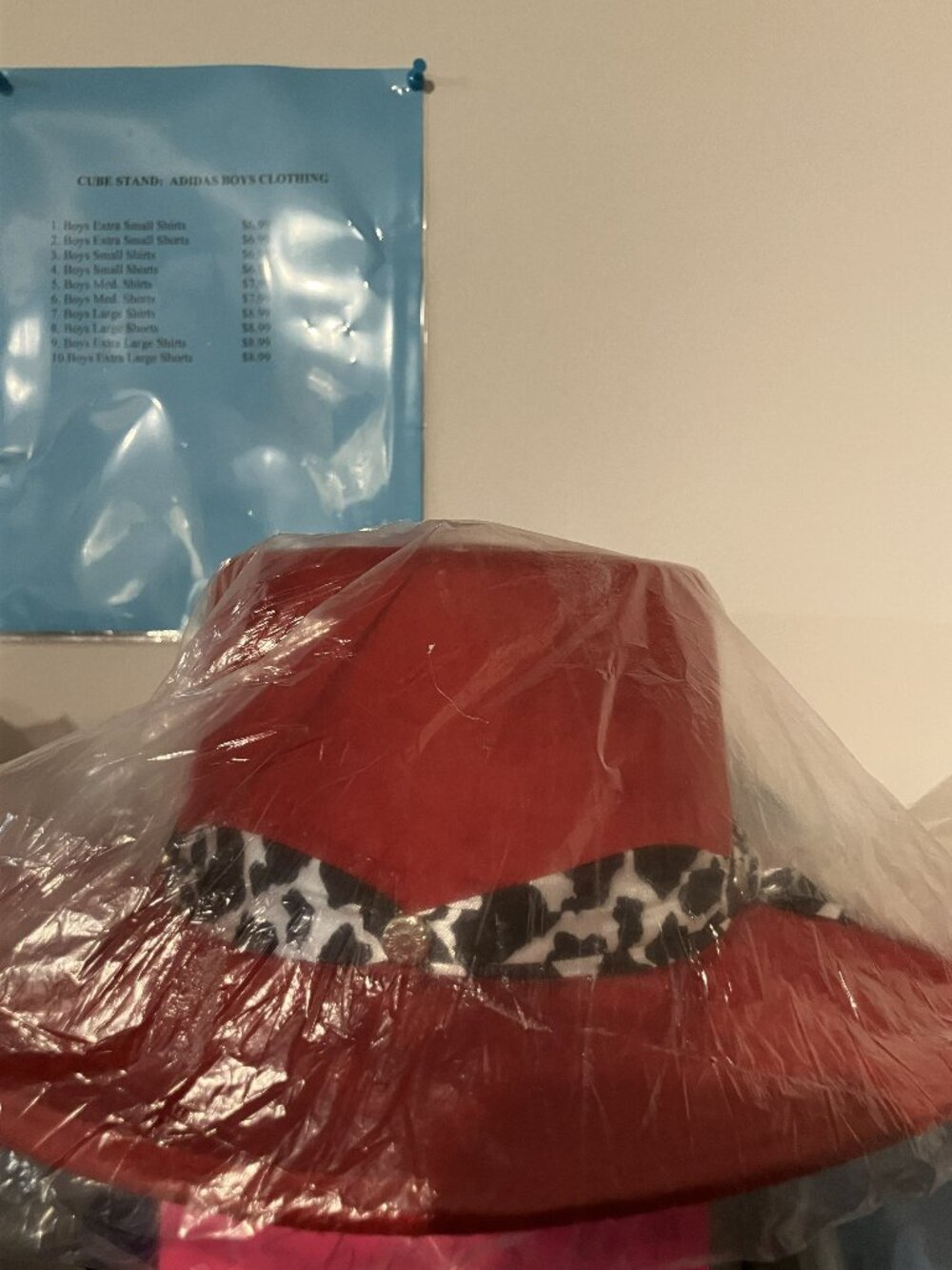 Woman's Red Western Hat